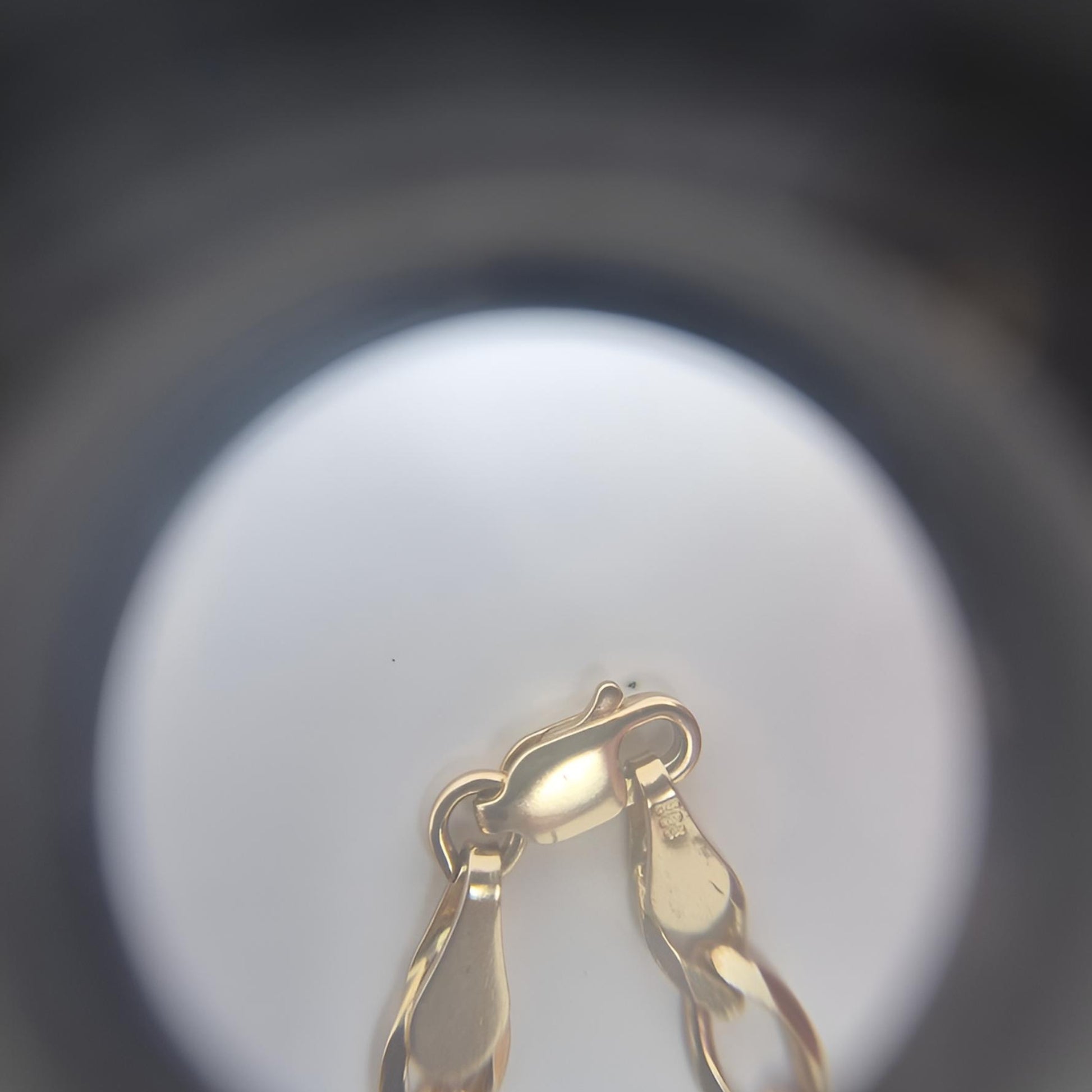 9ct gold curb 22inch chain 4.5mm hallmark