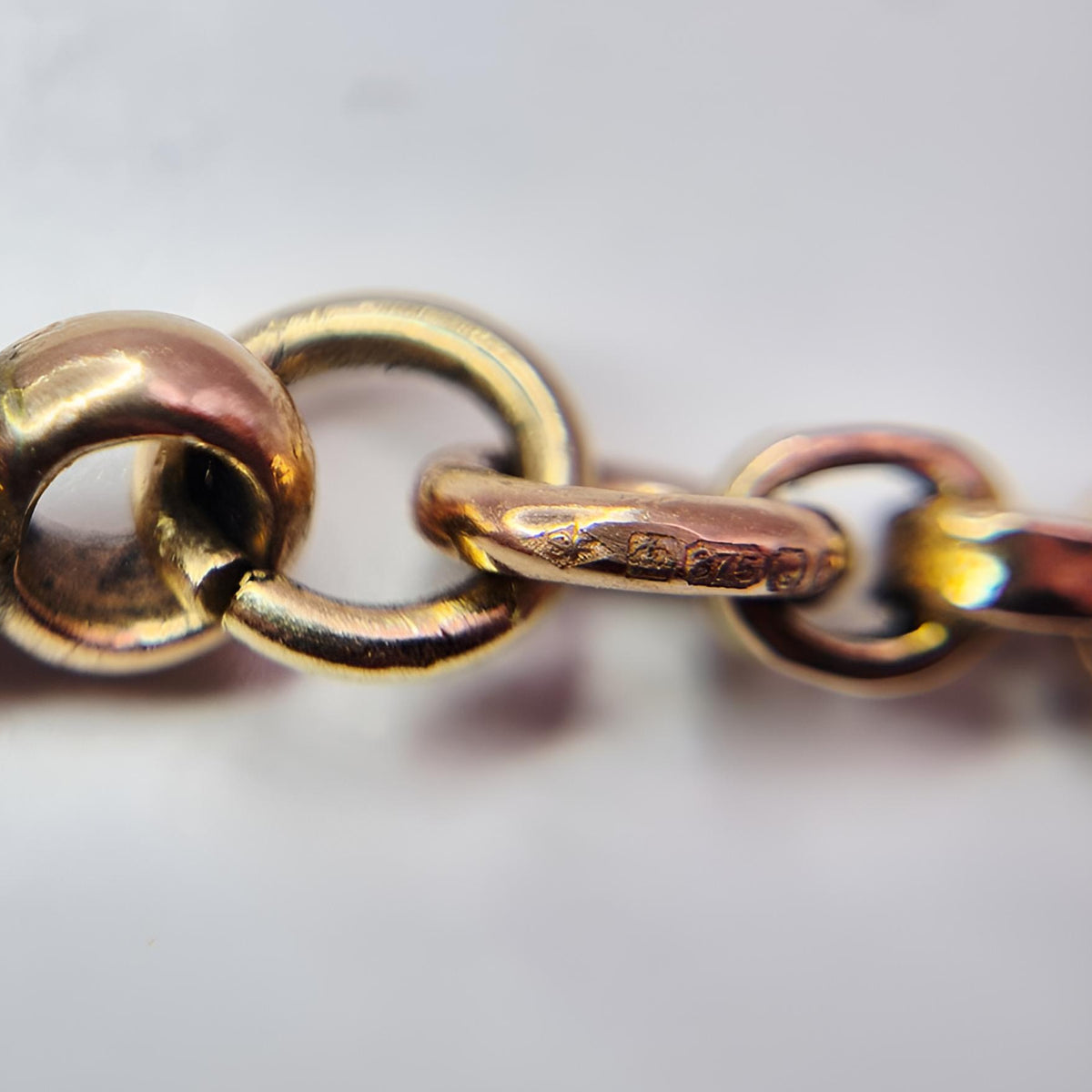 9ct gold flat link belcher bracelet fully hallmarked sofitgold sponsor mark