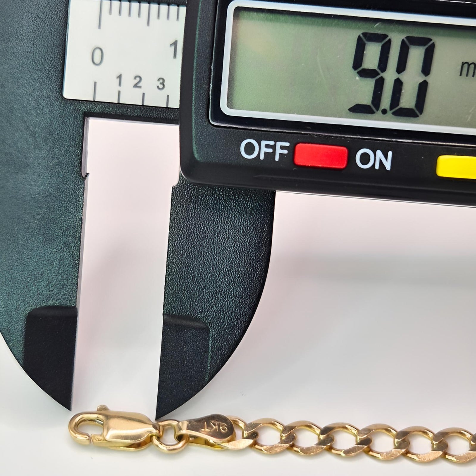 9ct yellow gold 9mm NEW trigger clasp