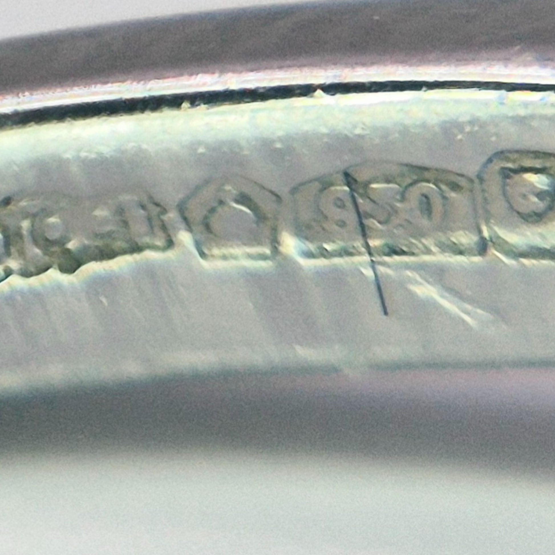 platinum diamond halo diamond set collet and diamond set shoulder ring full hallmark close view