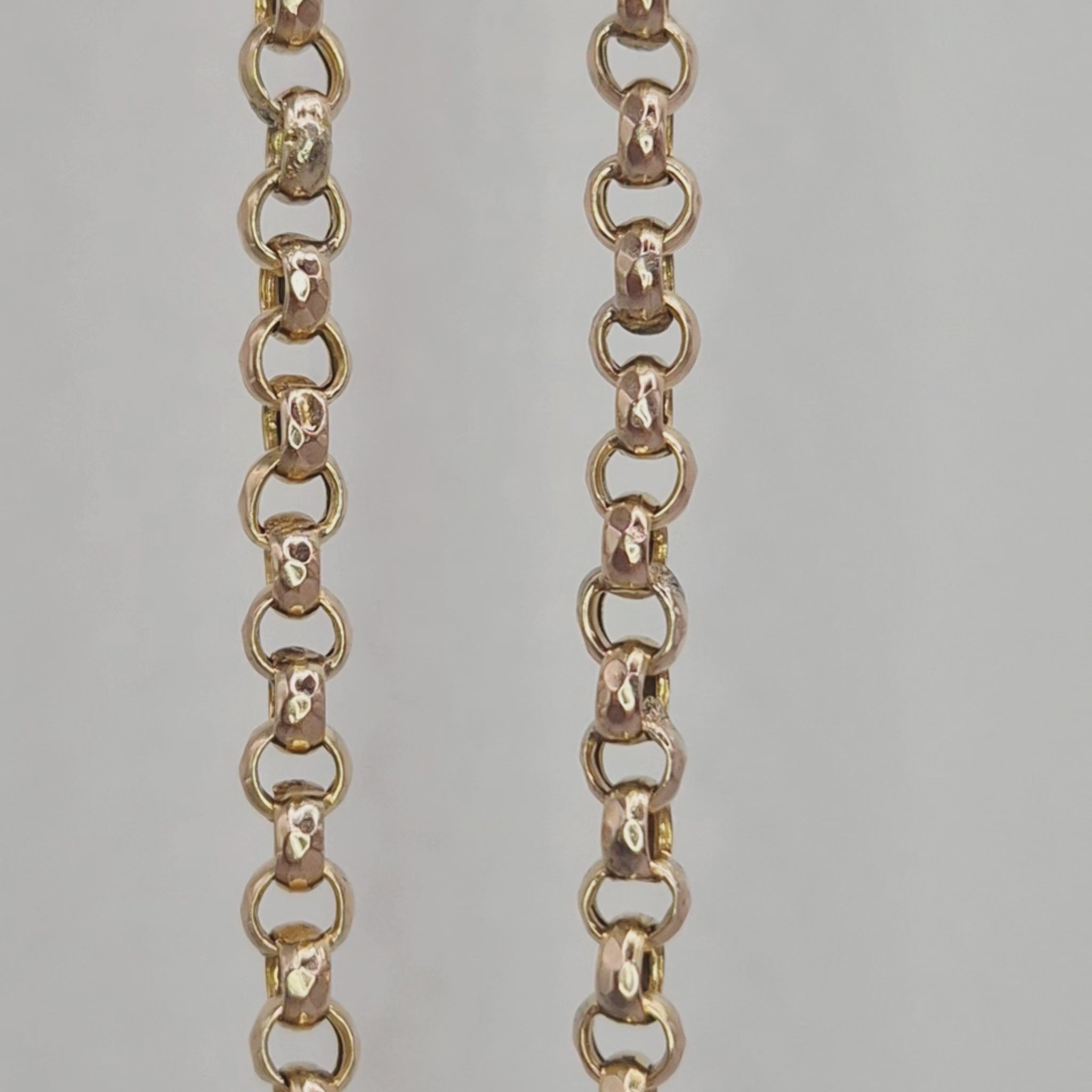 9ct yellow gold belcher chain by sofitgold with sponsor mark