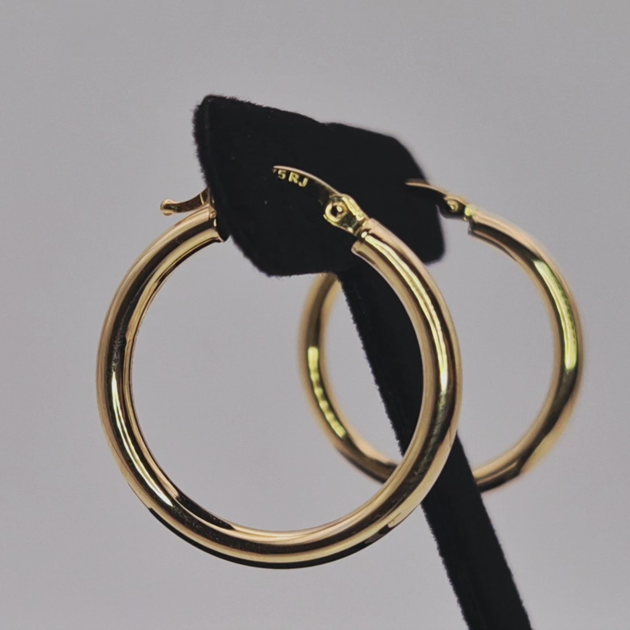 new hoop earrings gold 20mm