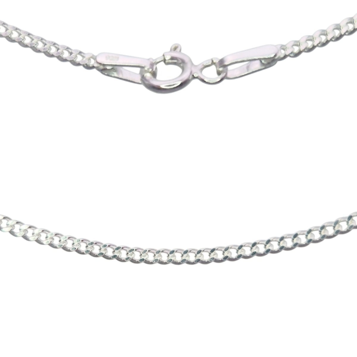 silver curb chain 20 inch long new