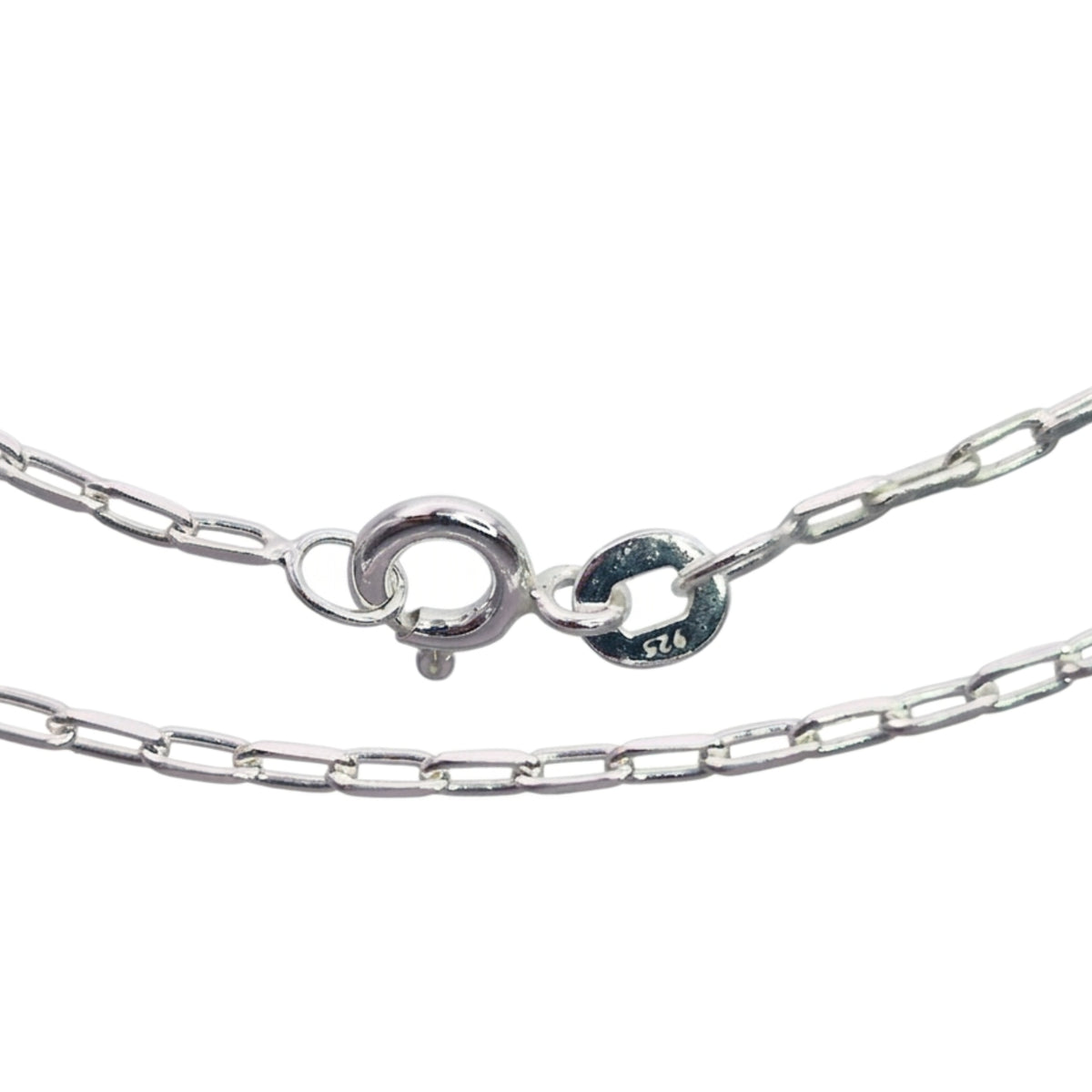silver long link cable chain 20 inch long new